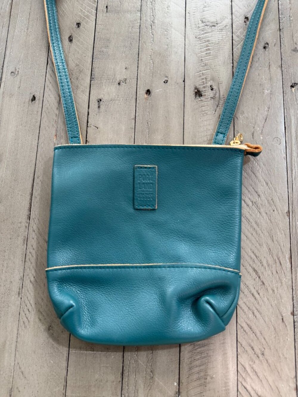 Portland Leather Goods PLG Festival Bag Baja Turquoise Teal Soft